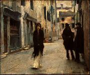 John Singer Sargent Sargent Street in Venice Germany oil painting artist